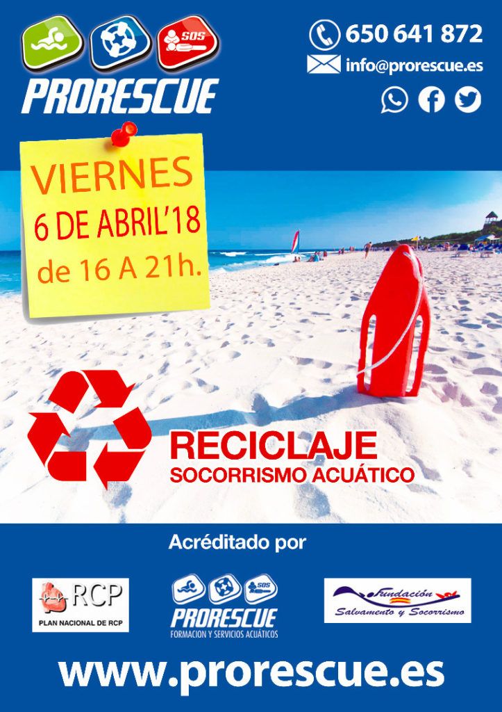 reciclaje socorrismo 2018